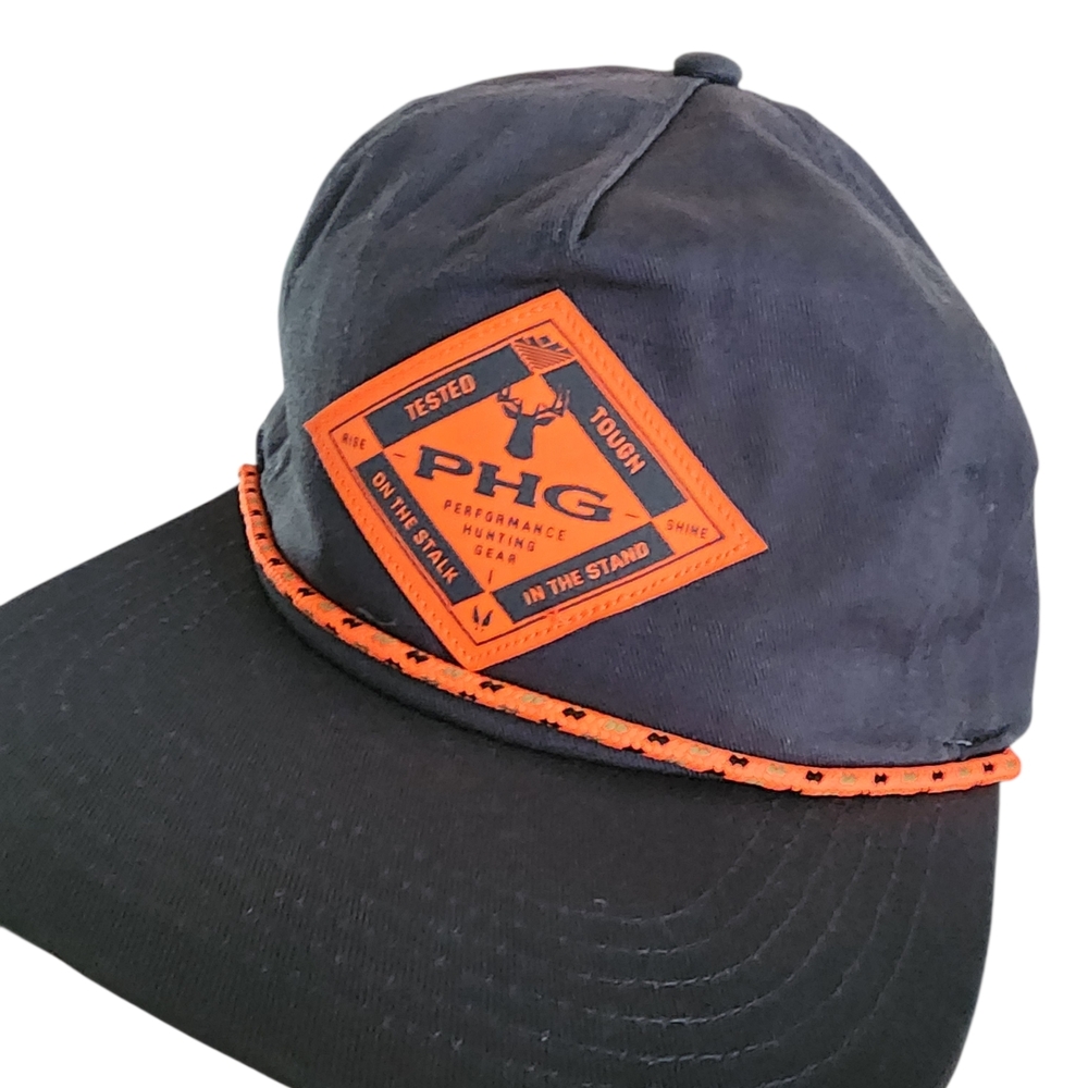 Columbia Black and Orange PHG Rope Patch Cap